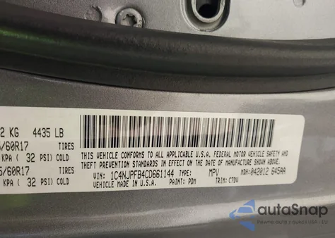 2012 Jeep Patriot Latitude from USA, damaged, VIN 1C4NJPFB4CD661144